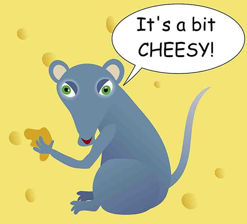 チーズを食べるネズミ